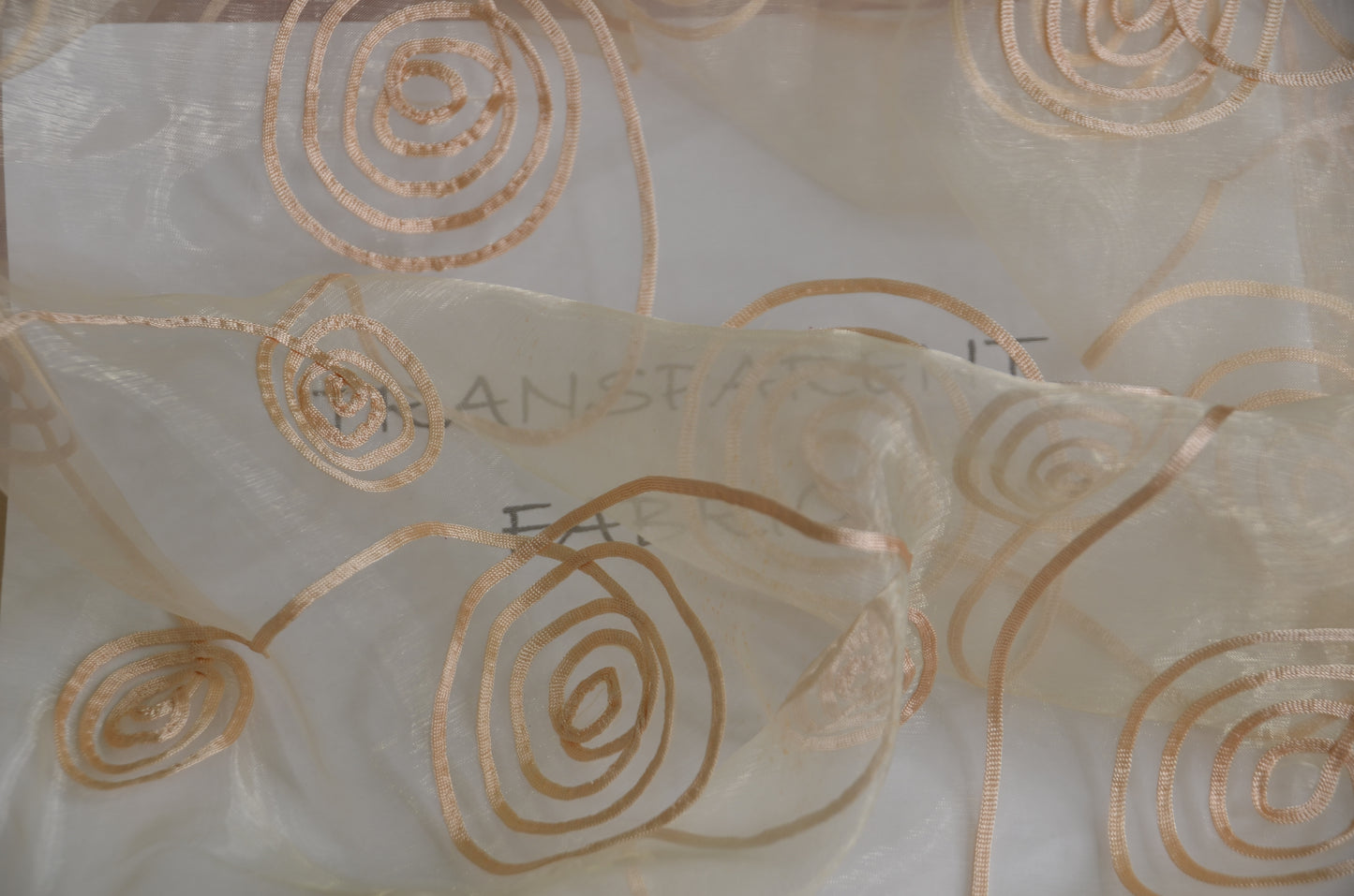 Donatello Organza Embroidery Fabric by the Yard | Multiple Colors | 54" Wide |