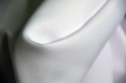 White Double Knit Techno Scuba Fabric for Sublimation | Techno Scuba Fabric | 60" Wide | 240gsm | 95% Polyester 5% Spandex |