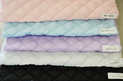 Polyester Quilted Batting Fabric | Jacket Liner Fabric | 60" Wide | Multiple Colors |