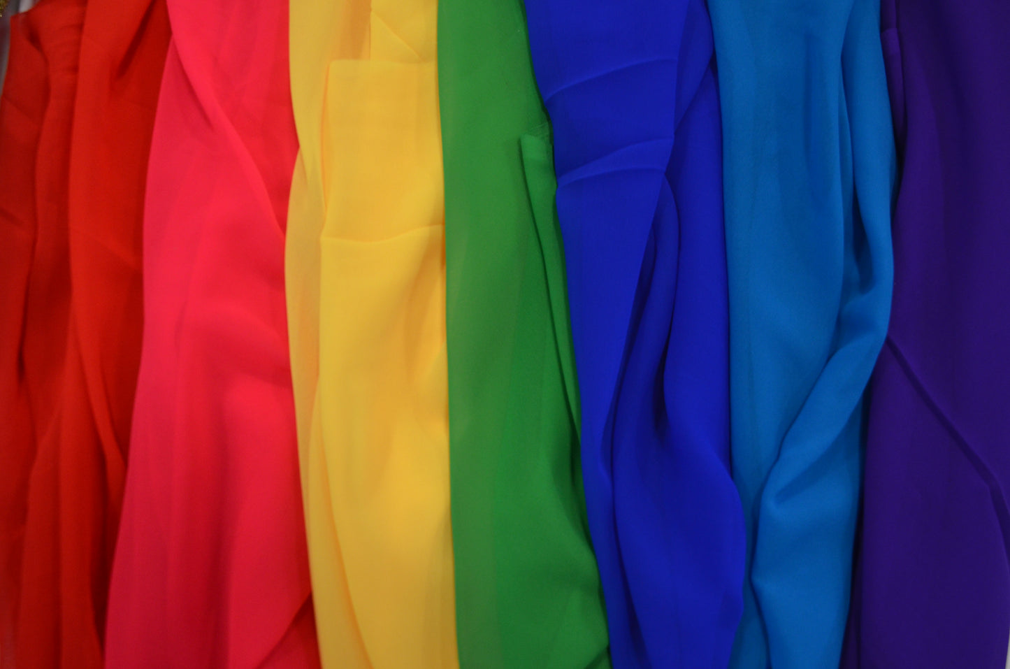Imitation Silk Chiffon Fabric by the Yard | Feels Like Silk, Washes Like Polyester | 43" Wide | 100% Polyester |