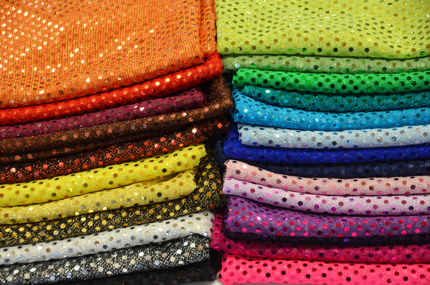 3mm Confetti Dot Sequins Table Runners | Economic Sequins Table Runners | Multiple Colors |