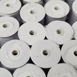 1/4" Elastic Braided | 200 Meters |  White Elastic Available |