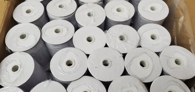 1/4" Elastic Braided | 200 Meters |  White Elastic Available |