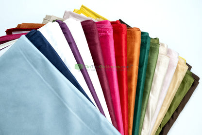 Double Wide Flame Retardant Event Drapery Velvet Fabric in Multiple Colors