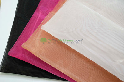 Stiff Horsehair Crinoline Fabric | Frances Hard Net | 60” Wide for Dresses, Hats & Décor
