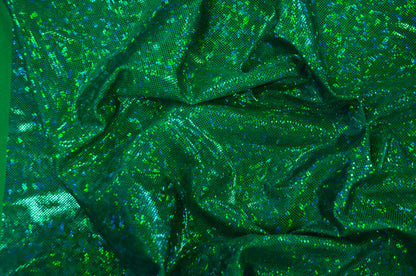 Shattered Hologram Spandex Fabric by the Yard | Dancewear Spandex Fabric | Wholesale Bolt Available | 60 Wide |