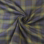 Green Blue Tartan Plaid Kilt Fabric by the Yard | Super Soft Rayon Kilt Print | Tartan Fabric |