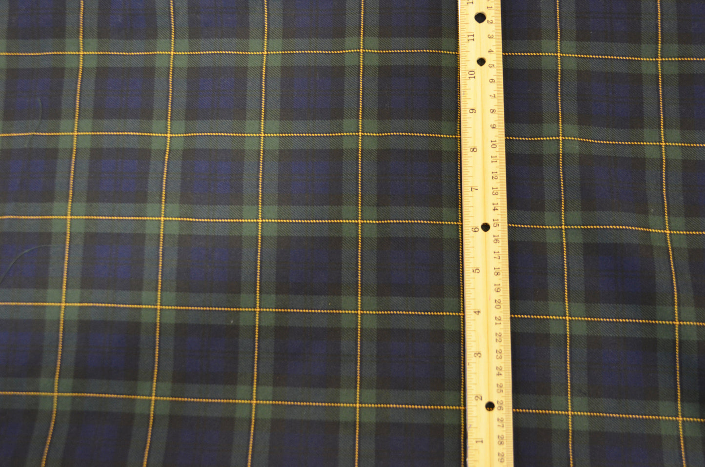 Green Blue Tartan Plaid Kilt Fabric by the Yard | Super Soft Rayon Kilt Print | Tartan Fabric |