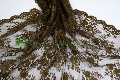 Chantilly Lace Fabric by the Yard Lightweight Sheer Floral Bridal & Evening Wear