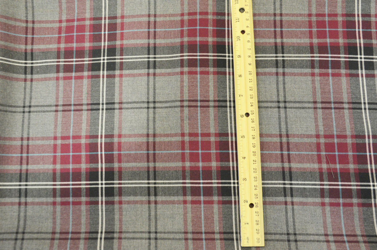 Grey Tartan Plaid Kilt Fabric by the Yard | Super Soft Rayon Kilt Print | Tartan Fabric |