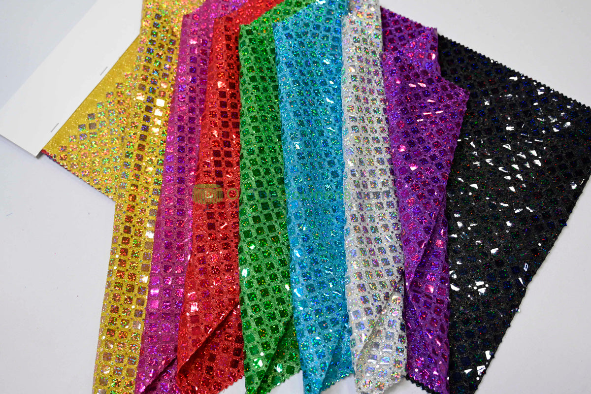 Holographic Sequin Fabric | 45” Wide | Lightweight & Flowing for Costumes, Gowns & Décor