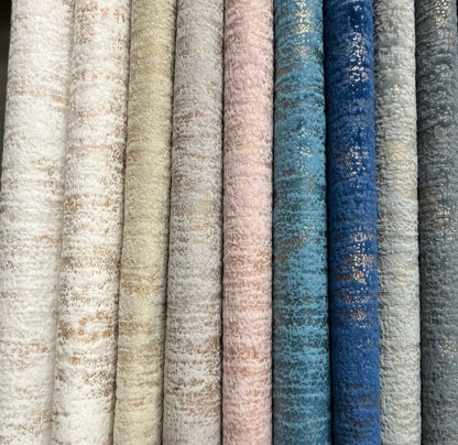 Holland Velvet Fabric by the Yard | Metallic Velvet Fabric | 60" Wide | Multiple Colors |