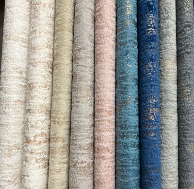 Holland Velvet Fabric by the Yard | Metallic Velvet Fabric | 60" Wide | Multiple Colors |