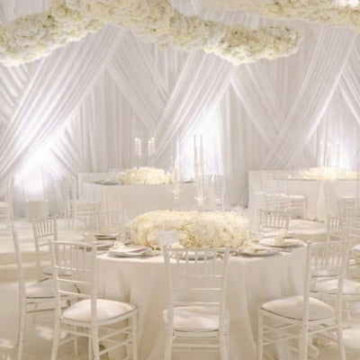 Wrinkle Free Scuba Event Drapery Panels | IFR Double Knit Scuba Curtains for Events & Decor