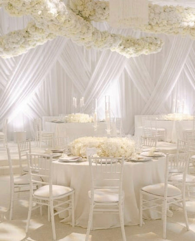 Wrinkle Free Scuba Event Drapery Panels | IFR Double Knit Scuba Curtains for Events & Decor