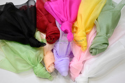 Japanese Crystal Organza Fabric | 100% Nylon | 45” Width | Sheer Luxury for Gowns & Décor