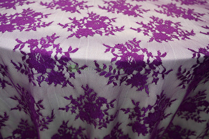 Chantilly Lace Fabric | Elegant Floral Lace | Lightweight & Sheer | Ideal for Bridal & Evening Wear