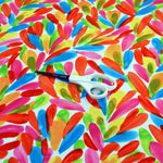 LA Vibe Satin Print Event Drapery Panels | LGBT Satin Print Curtains | 100% Polyester Washable |