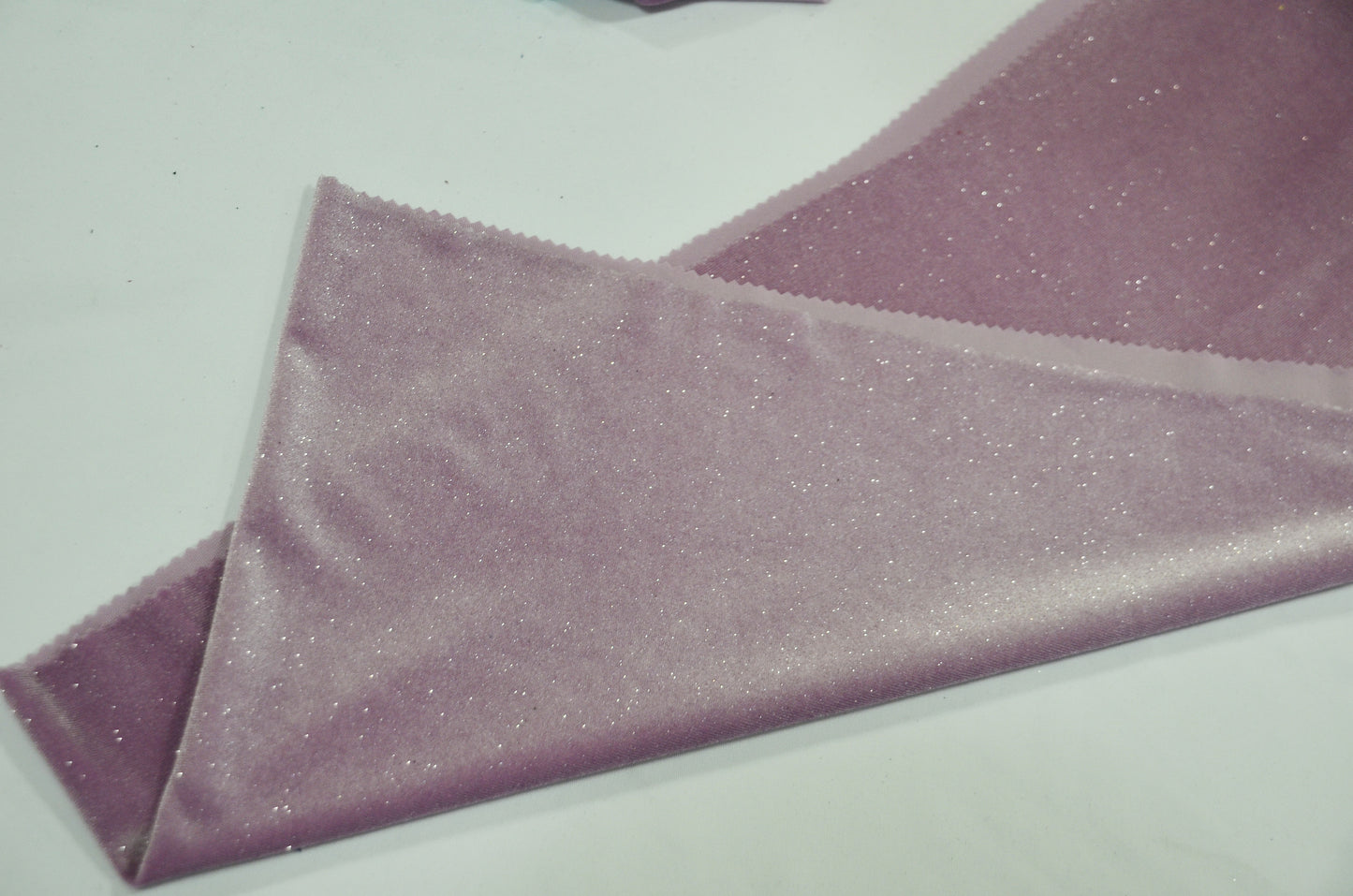 Glitter Stretch Velvet Fabric by the Yard | Spandex Velvet with Sparkling Glitter Fabric | 60" Wide | Multiple Colors |