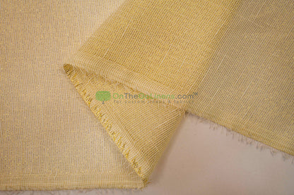 Metallic Faux Sheer Linen Event Drapery Panels | Metallic Linen Curtains | 108" Wide | Gold and Silver |
