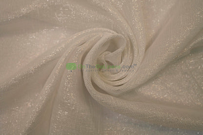 Metallic Faux Sheer Linen Event Drapery Panels | Metallic Linen Curtains | 108" Wide | Gold and Silver |