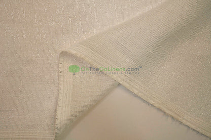 Metallic Faux Sheer Linen Event Drapery Panels | Metallic Linen Curtains | 108" Wide | Gold and Silver |