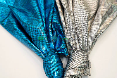Metallic Snake Hologram Spandex Fabrics | Dancewear Spandex Fabric | 60" Wide |