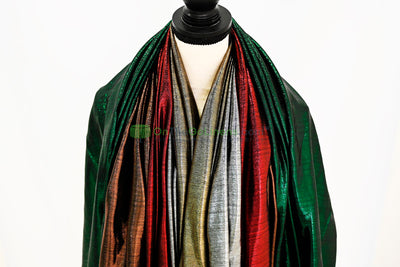 Metallic Stretch Slinky Fabric by the Yard | 58” Wide | 2 Way Stretch | Multiple Colors