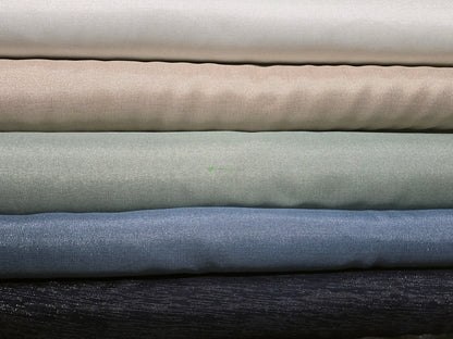 Metallic Vintage Linen Fabric by the Yard | Metallic Burlap Fabric | 60" Wide | 100% Polyester |