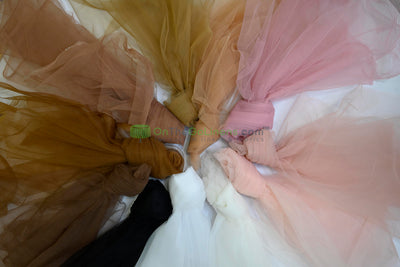 Micro Mesh Tulle Fabric | 60" Wide Mechanical Stretch Micro Mesh Tulle Fabric | 100% Polyester |