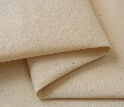 Natural Muslin Fabric | 124" Wide | 100% Cotton Muslin | Natural Color, Undyed, Unbleached |