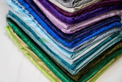 IFR Panne Velvet Fabric by the Yard & Bolt | Crush Velour Fabric | 60" Wide | Multiple Colors |