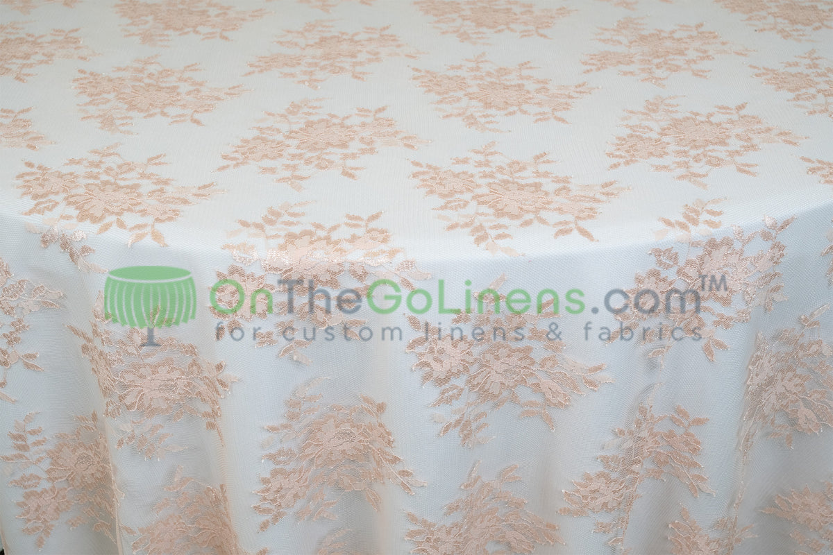 Chantilly Lace Fabric by the Yard Lightweight Sheer Floral Bridal & Evening Wear
