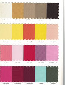 Woven Poly Cotton Broadcloth Fabric by the Yard | Polycotton Fabric | Multiple Colors | 60" Wide | 80/20 Blend |
