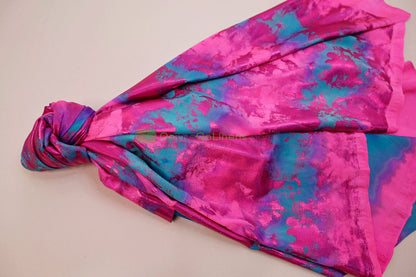 Tie Dye Hologram Spandex Fabric