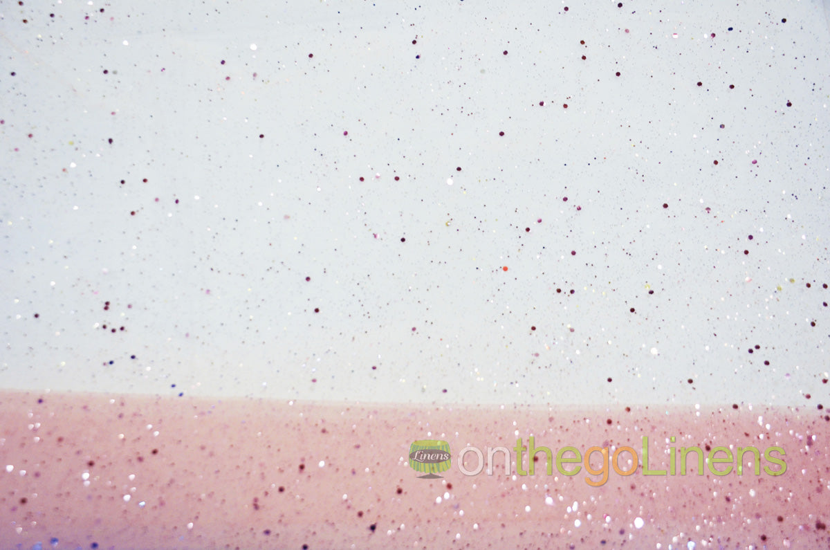 Tulle Glitter with Sequins Fabric by the Yard | Tulle filled with Glitter and Sequins | 60" Wide | Multiple Colors |