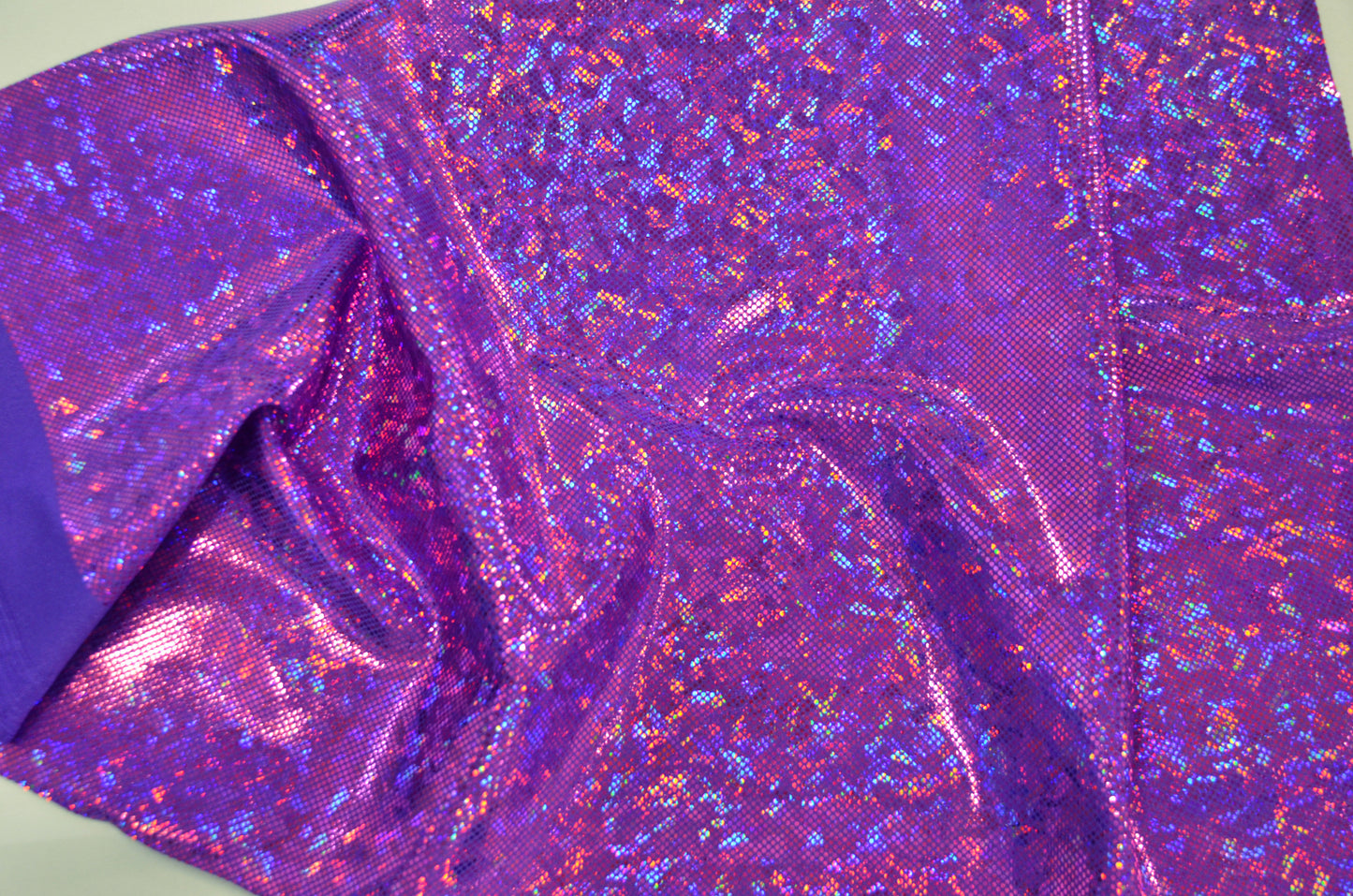 Shattered Hologram Spandex Fabric by the Yard | Dancewear Spandex Fabric | Wholesale Bolt Available | 60 Wide |