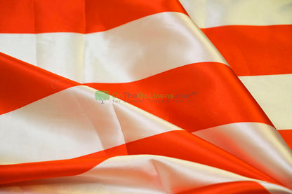 3" Stripe Charmeuse Satin Print Fabrics
