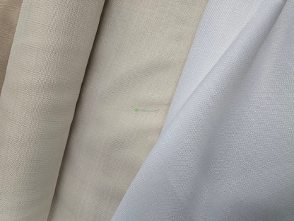 Rustic Linen Fabric by the Yard | Faux Linen Fabric by the Yard | 100% Polyester | Multiple Colors |