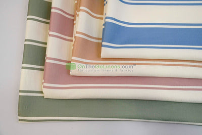 Rustic Linen Stripe Fabric