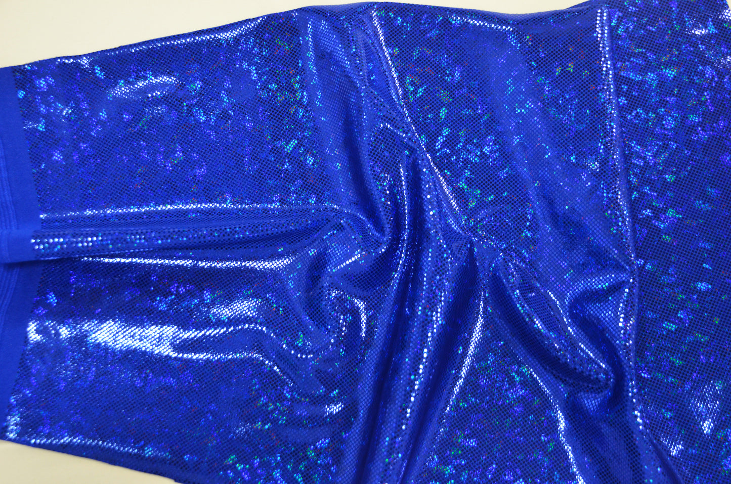 Shattered Hologram Spandex Fabric by the Yard | Dancewear Spandex Fabric | Wholesale Bolt Available | 60 Wide |
