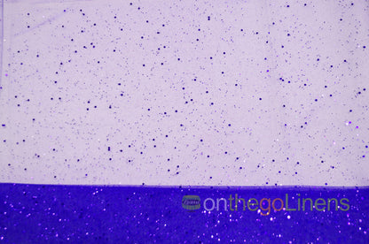 Tulle Glitter with Sequins Fabric by the Yard | Tulle filled with Glitter and Sequins | 60" Wide | Multiple Colors |