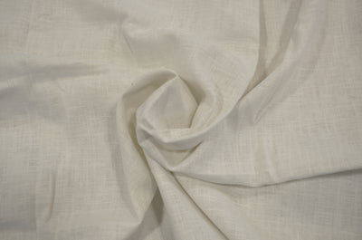 100% Natural Ramie Fabric by the Yard | 100% Ramie | 52/53" Wide | 280GSM | White, Ivory, Natural, Black |