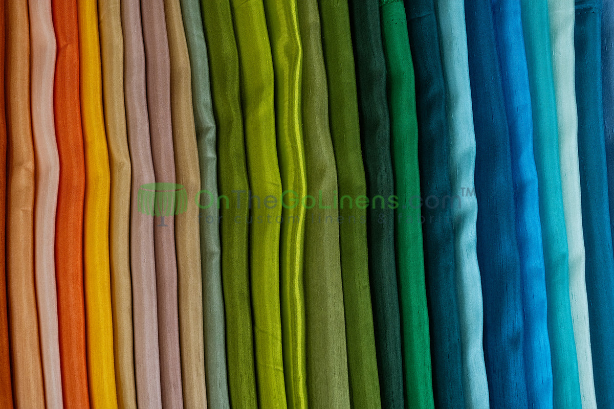 Shantung Satin Table Runners | Reversible Silk Satin Table Runners | 100% Polyester | Multiple Colors |