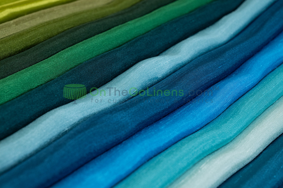 Shantung Satin Table Runners | Reversible Silk Satin Table Runners | 100% Polyester | Multiple Colors |