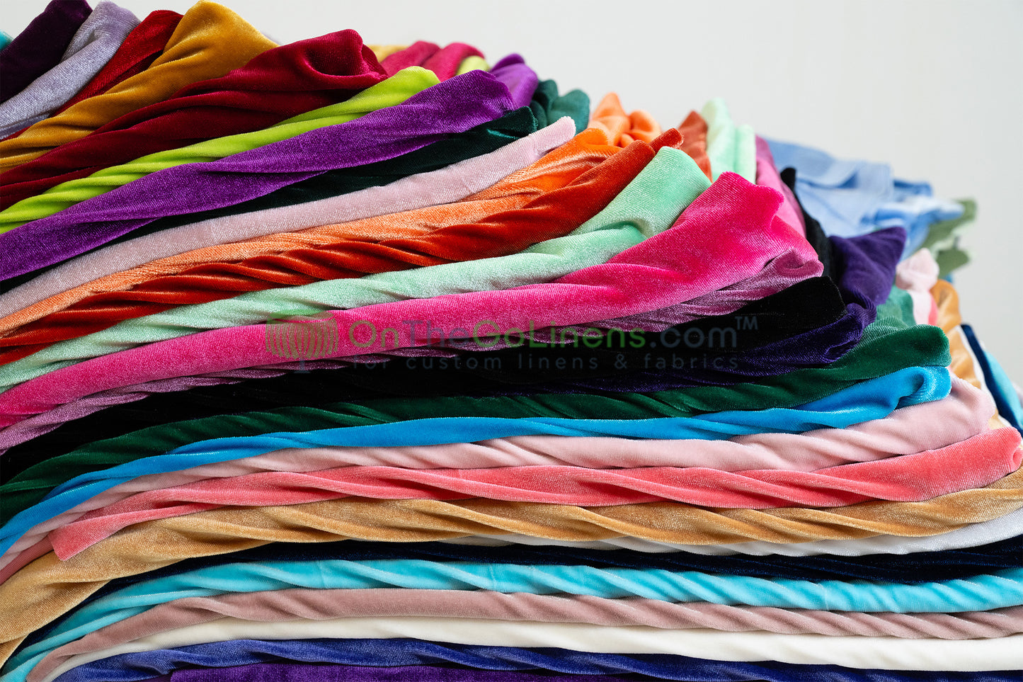 Stretch Velvet Tablecloths | Soft and Smooth Spandex Velvet Table Linens | Multiple Colors |