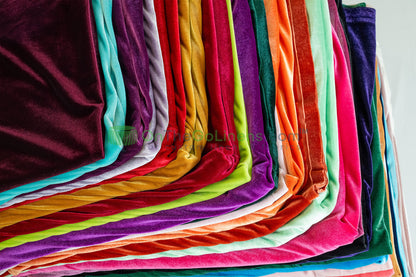 Stretch Velvet Tablecloths | Soft and Smooth Spandex Velvet Table Linens | Multiple Colors |