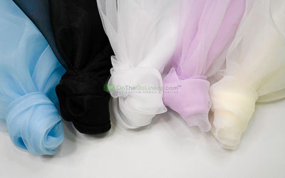 Super Organza Fabric | 60” Wide | Semi-Sheer Polyester | Elegant Event Fabric