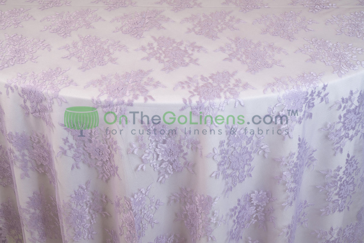 Chantilly Lace Fabric by the Yard Lightweight Sheer Floral Bridal & Evening Wear