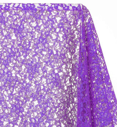 Raschel Lace Table Linens | Raschel Lace Tablecloths | Multiple Colors |